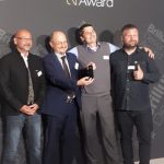 KWG erhielt für die Fassadengestaltung in der Fischreiherstraße 1 – 13 in Senftenberg beim Brillux Design Award 2019 eine Auszeichnung